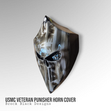 Indian Punisher USMC Veteran flag Horn cover