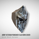 Indian Punisher Army Veteran flag Horn cover