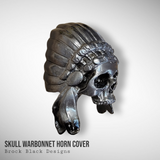 Color match Indian skull warbonnet Horn cover
