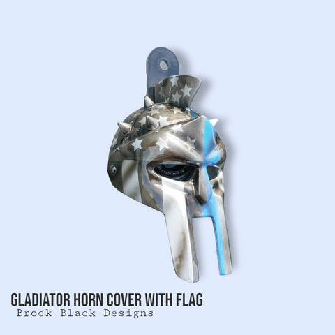 Gladiator mit Flaggenhornabdeckung