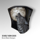 3D wolf horn cover