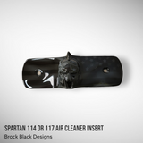 114 & 117 air cleaner insert 3D Spartan Flag