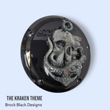 3D Kraken themed derby cover