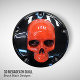 Megadeth skull harley derby and points timing cover