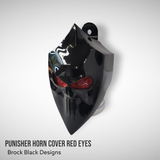 Custom Side-mounted horn cover with Punisher