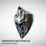 Harley horn 3D Punisher with USMC Veteran