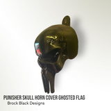 3D Punisher skull horn cover