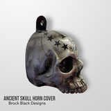 3D ancient skull viking compass