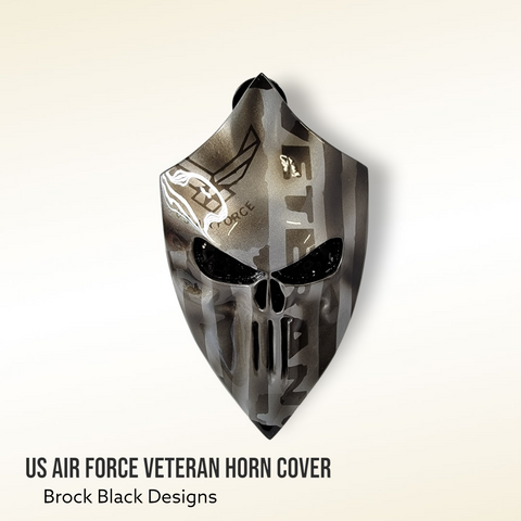 Punisher with US Air Force Veteran horn cover