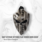 3D Punisher with Navy Veteran flag