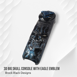 3D eagle, skull and flames themed console