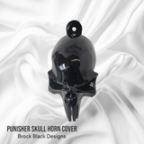 Punisher skull horn cover solid color