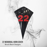 22 Memorial American flag Horn Cover