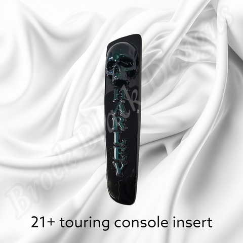21+ touring console insert 3D ancient skull