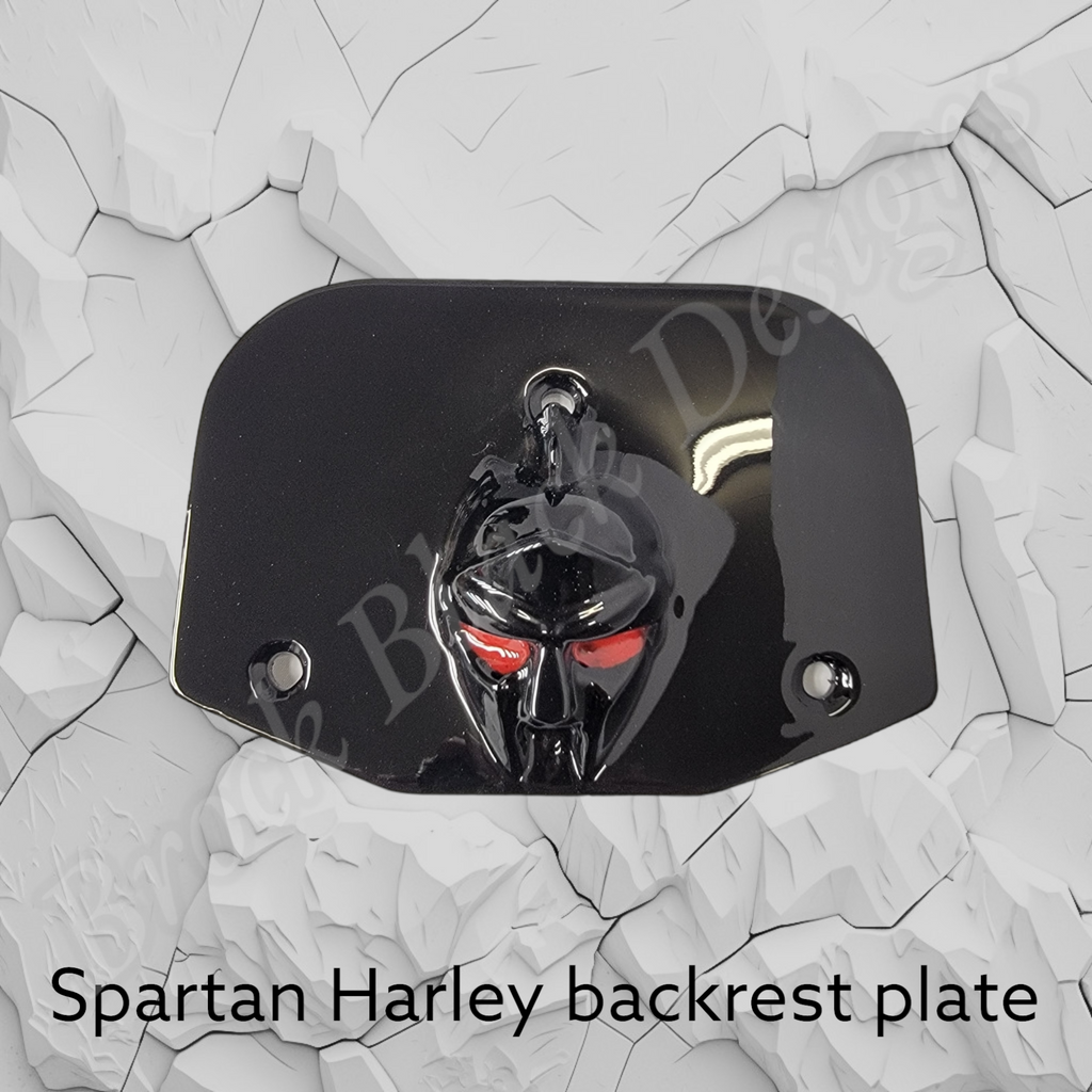 Backrest plate Spartan stretching through – Brock Black Designs