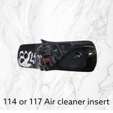 114 & 117 air cleaner insert 3D Spartan