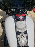 Harley Davidson Touring-Konsole mit Adler- und Totenkopfmotiv