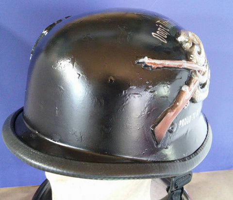 dont tread on me motorcycle helmet Harley helmet Dont Tread on Me – Brock Black Customs