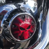 Jack Daniels Punisher durchbricht Harley-Punkteabdeckung