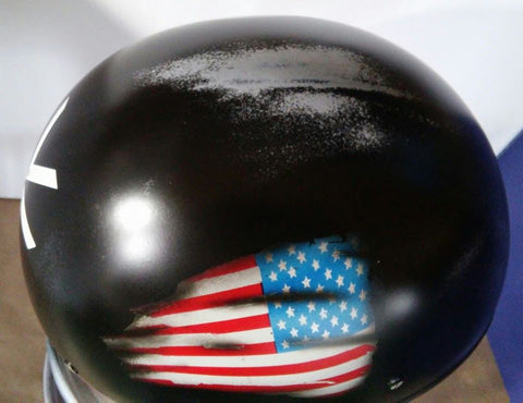 Harley Helmet Paratrooper and American Flag – Brock Black Customs Harley Helmet Paratrooper and American Flag – Brock Black Customs